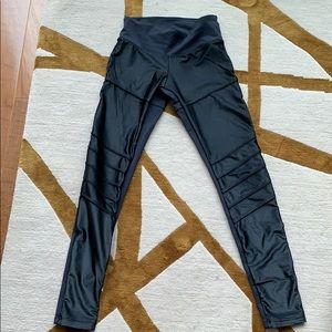Nualime shiny moto legging